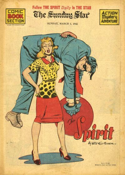 Spirit Section #3/1/1942 Comic