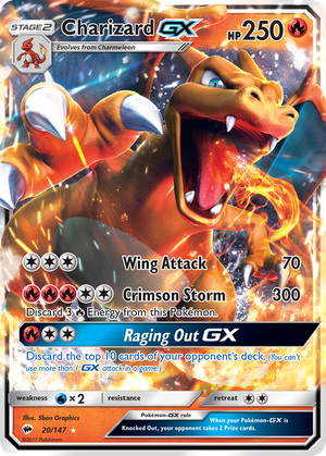 Charizard GX (20/147) - Burning Shadows