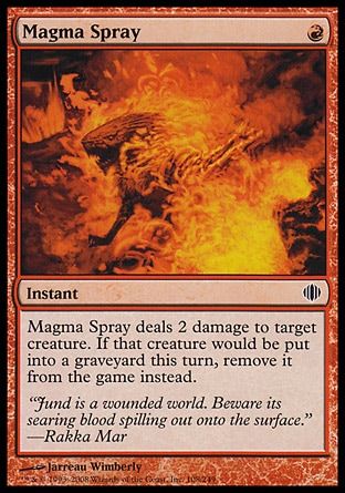 Magma Spray (Shards of Alara) Trading Card