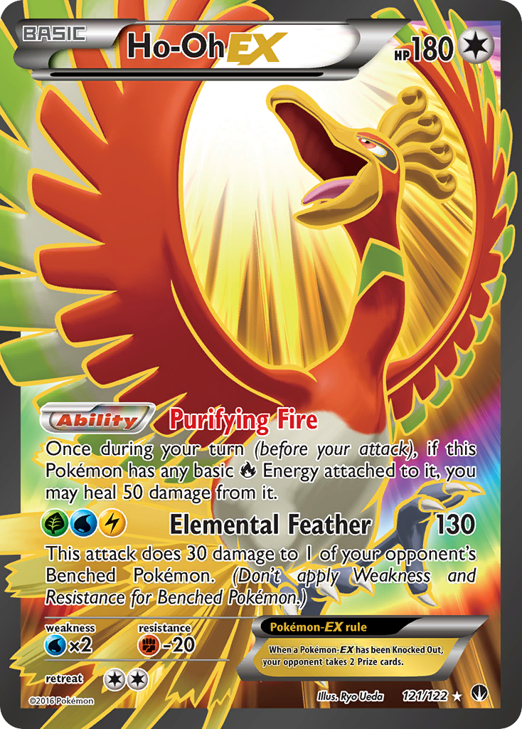 Ho-Oh EX (121/122) - BREAKpoint Pokémon Card