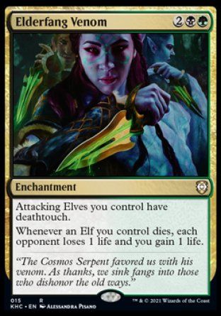 Elderfang Venom (Kaldheim Commander Decks) Trading Card