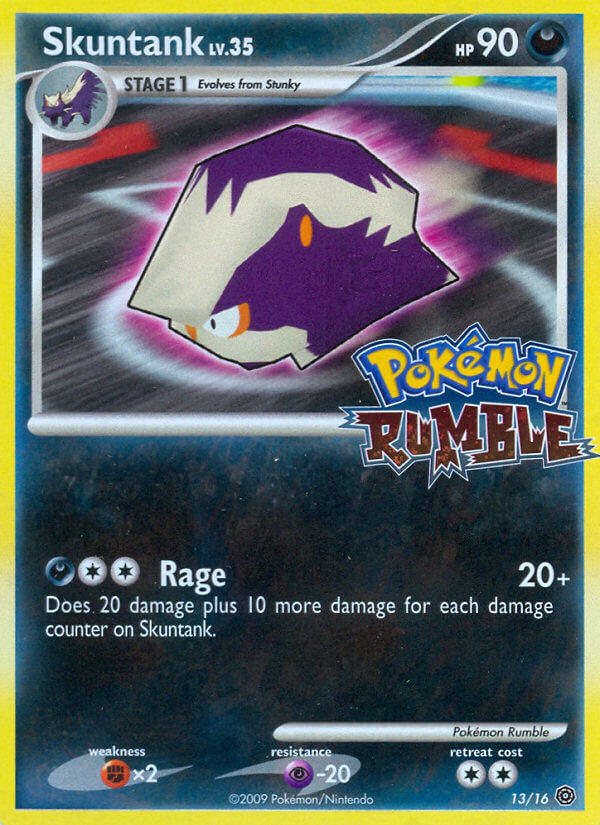 Skuntank (13/16) - Pokémon Rumble Pokémon Card