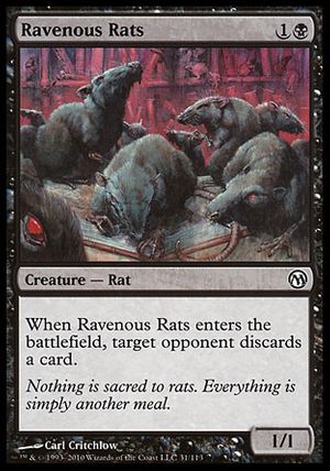 Ravenous Rats (Duels of the Planeswalkers) Value - GoCollect
