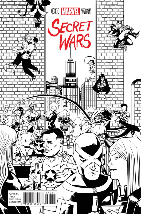 Secret Wars #1 (Party Sketch Variant)