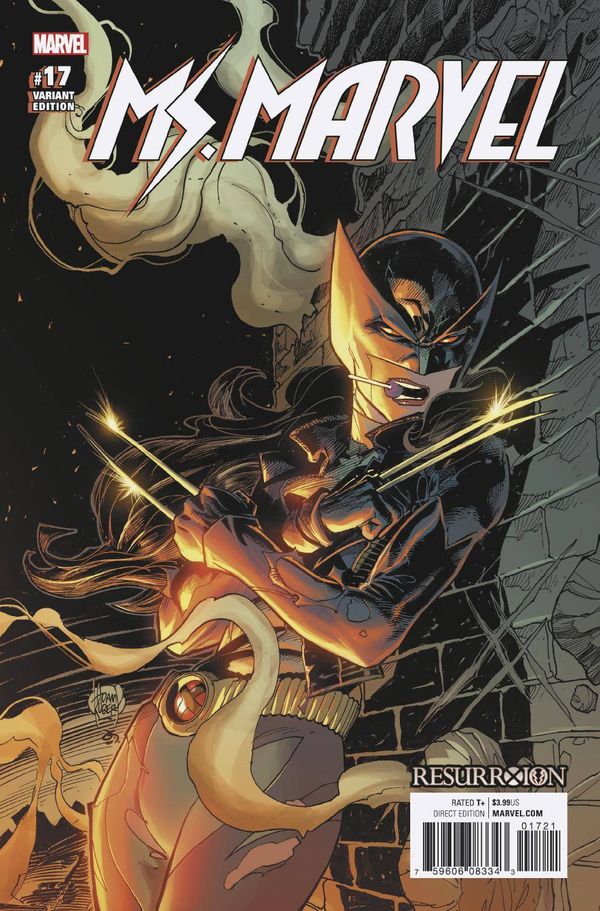 Ms. Marvel #17 (Kubert Resurrxion Variant)