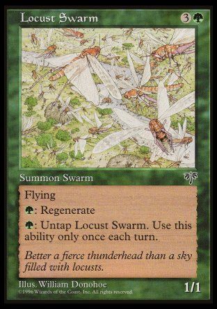 Locust Swarm (Mirage) Trading Card