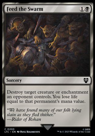 Feed the Swarm (The Lord of the Rings Commander Decks) Trading Card