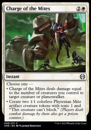 Charge of the Mites (Phyrexia: All Will Be One)