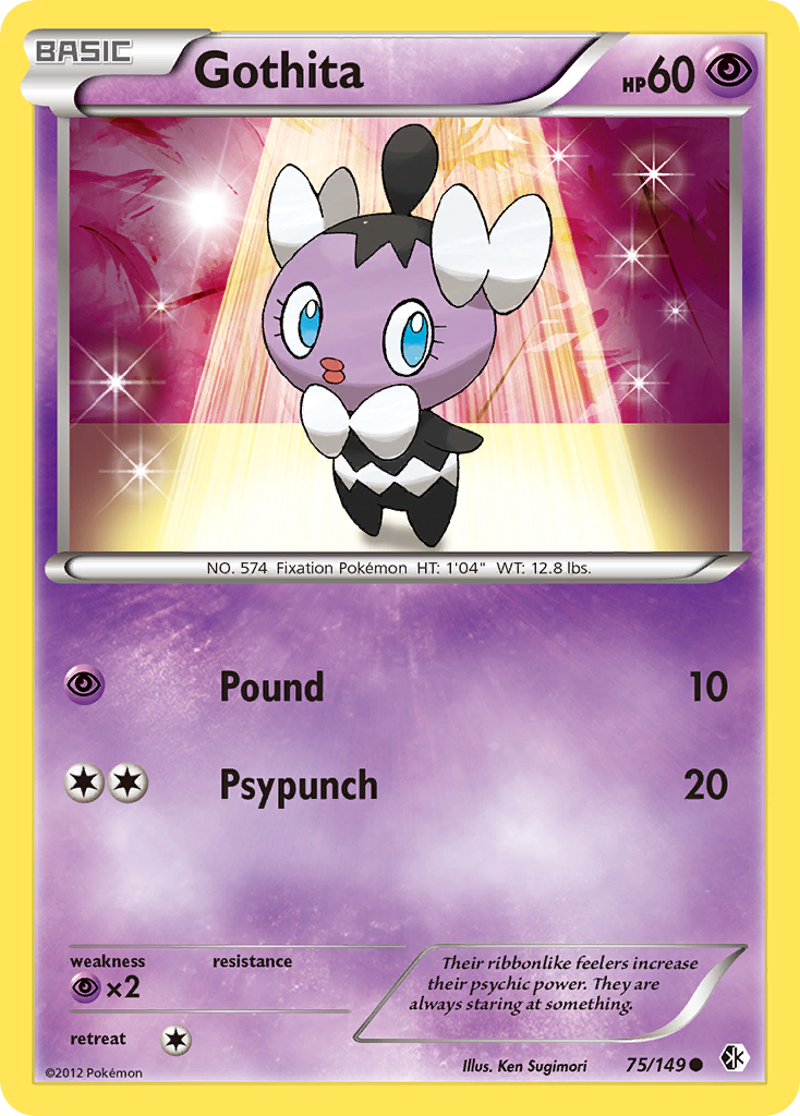 Gothita (75/149) - Boundaries Crossed Pokémon Card