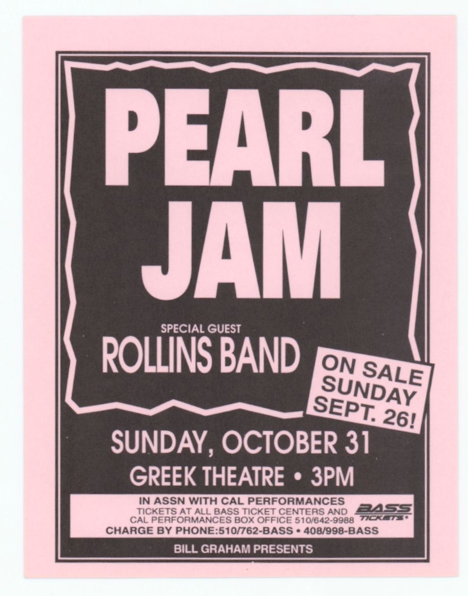 Vintage pearl jam promo poster : r/pearljam