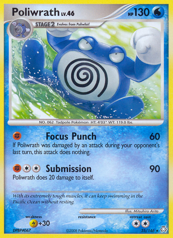 Poliwrath (35/146) - Legends Awakened Pokémon Card