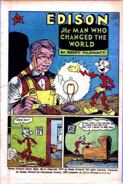Reddy Kilowatt #2 [1947] Comic