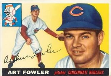 Art Fowler 1955 Topps #3 Sports Card