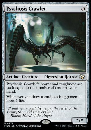 Psychosis Crawler (March of the Machine Commander Decks) Trading Card