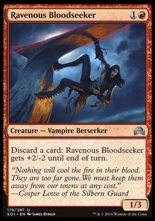 Ravenous Bloodseeker (Shadows over Innistrad) Trading Card