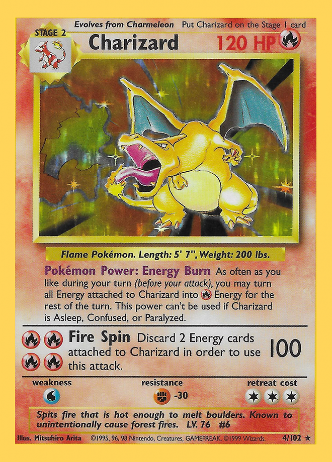 Charizard (4/102) - Base (Unlimited)