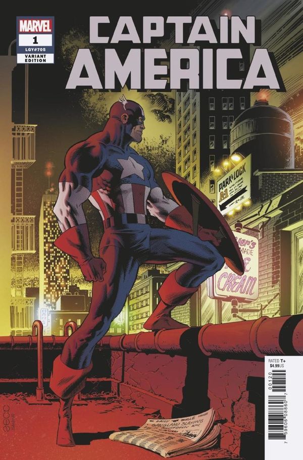 Captain America #1 (Zeck Variant Cover)