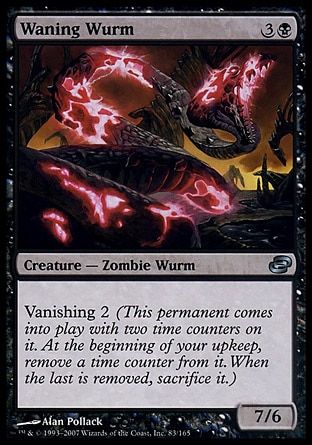 Waning Wurm (Planar Chaos) Trading Card