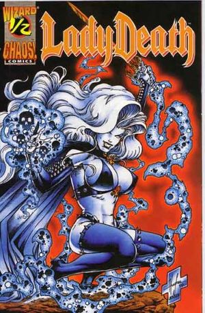 アメコミリーフ Lady Death #1 CGC 9.8 LADY DEATH CHAOS RULES #1 KING SPAWN MCFARLANE HOMAGE LTD 53