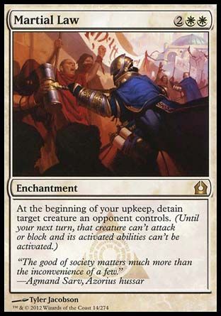 Martial Law (Return to Ravnica) Trading Card