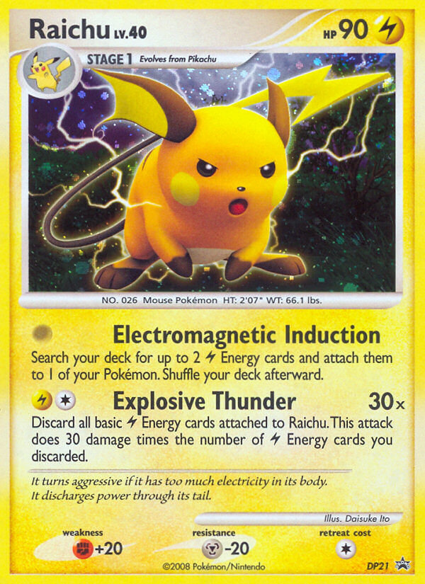 Raichu (DP21) - DP Black Star Promos Pokémon Card