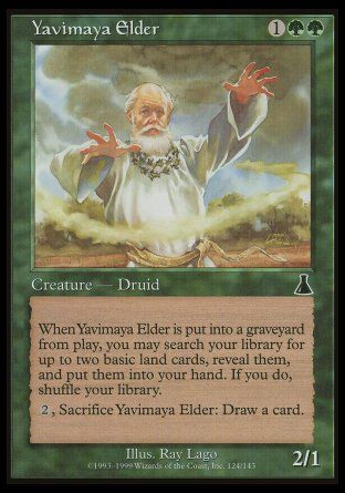 Yavimaya Elder (Urza's Destiny) Trading Card