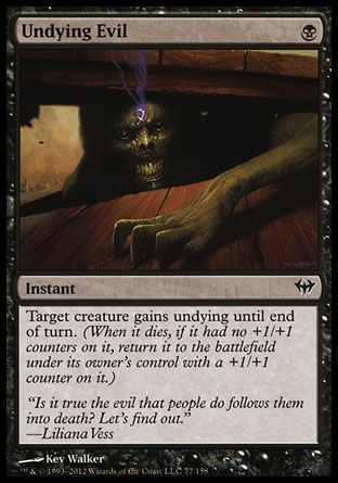 Undying Evil (Dark Ascension) Trading Card