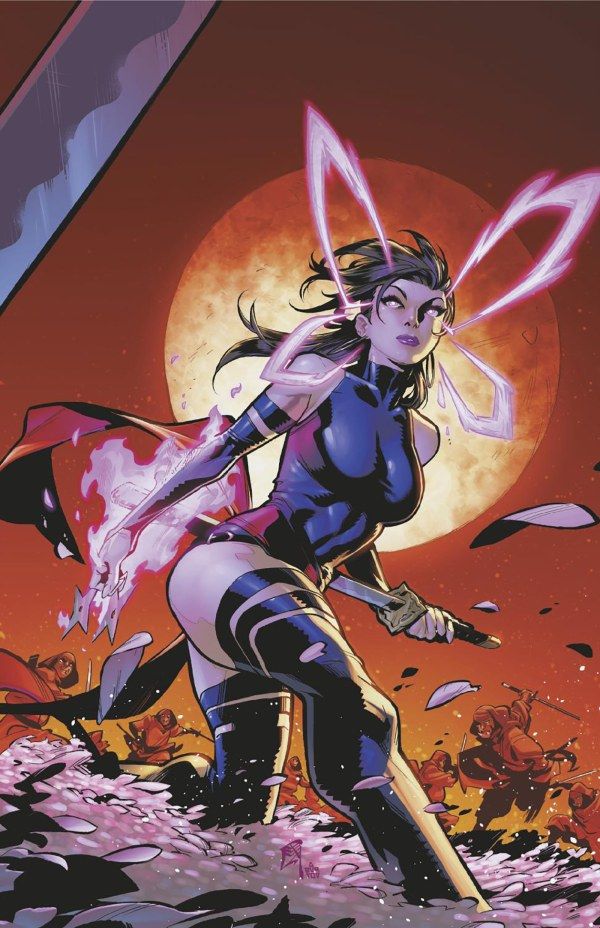 Psylocke: Ninja #4 (C.F. Villa Psylocke Virgin Variant) Comic