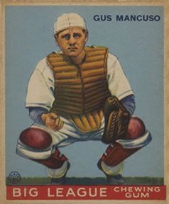 Gus Mancuso 1933 Goudey (R319) #41 Sports Card