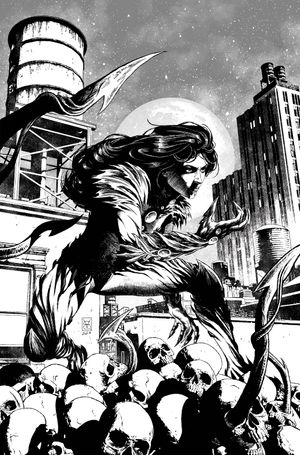 Witchblade #22 (Cvr D Inc 1:50 Valerio Giangiordano B&W Variant)
