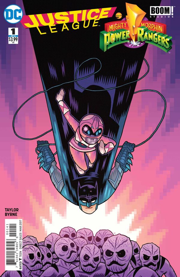 Justice League/Power Rangers #1 (Hipp Variant Cover)
