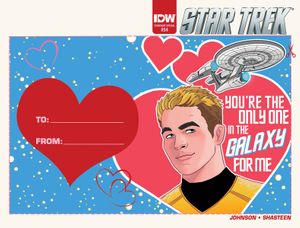 Star Trek #54 (Valentines Day Card Variant)