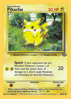 Pikachu (60/64) - Jungle (Unlimited)