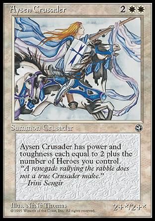 Aysen Crusader (Homelands) Trading Card