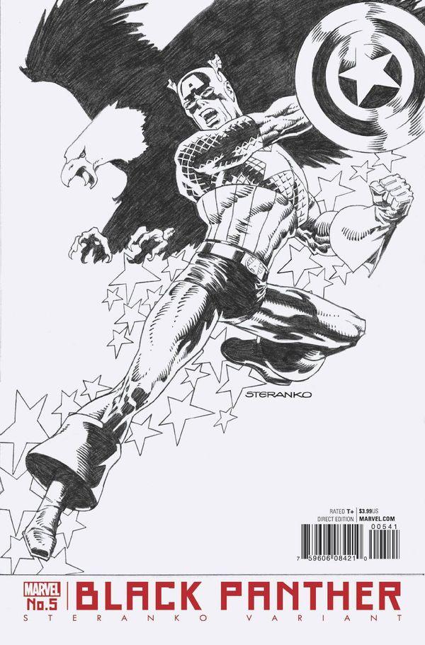 Black Panther #5 (Steranko Captain America Variant)