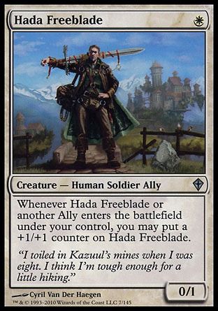 Hada Freeblade (Worldwake) Trading Card