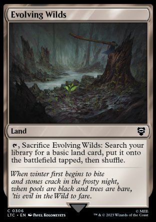 Evolving Wilds (The Lord of the Rings Commander Decks) Trading Card