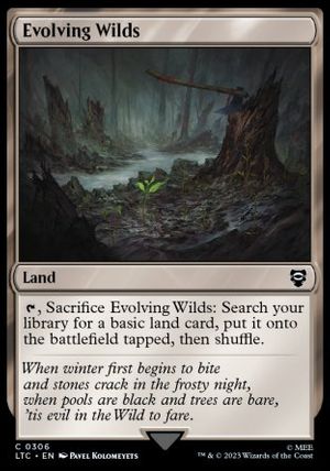 Evolving Wilds (The Lord of the Rings Commander Decks)