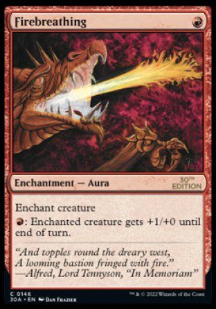 Firebreathing (Magic 30th Anniversary Edition) Trading Card