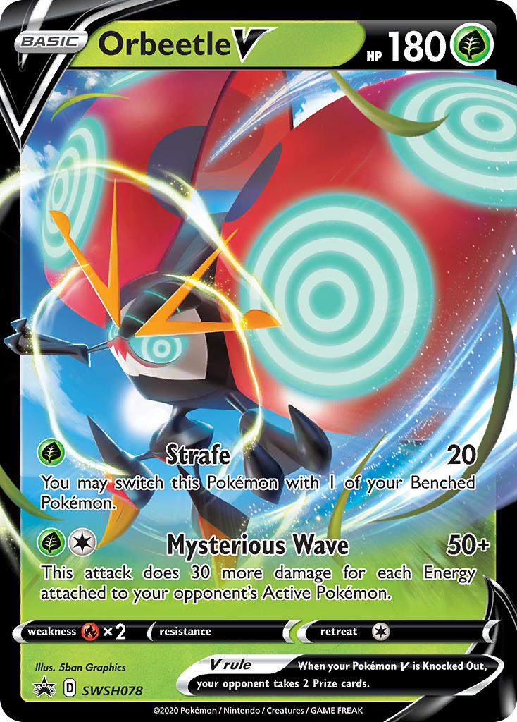 Orbeetle V (SWSH078) - SWSH Black Star Promos Pokémon Card