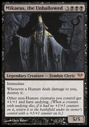 Mikaeus, the Unhallowed (Dark Ascension) Trading Card