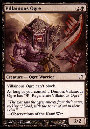 Villainous Ogre (Champions of Kamigawa) Trading Card