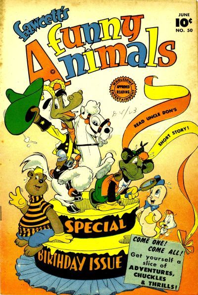 Fawcett's Funny Animals #50 Comic