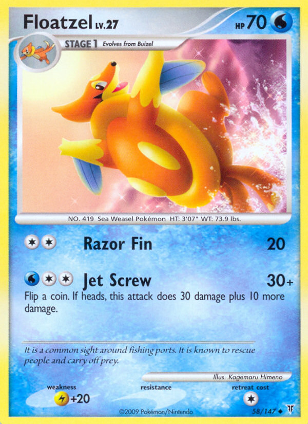 Floatzel (58/147) - Supreme Victors Pokémon Card