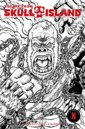 Escape From Skull Island #1 (Cvr H Maria Wolf Bw Variant)