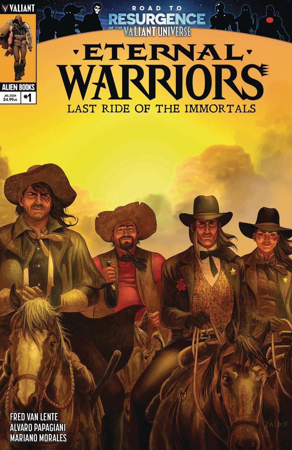 Eternal Warriors: Last Ride Of The Immortals #1 Comic