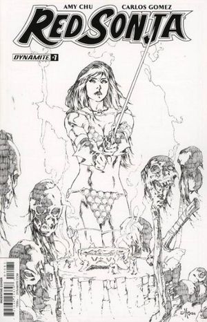 Red Sonja #7 (Cover H 30 Copy Rubi B&w Cover)