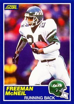 Freeman McNeil 1989 Score #24 Sports Card
