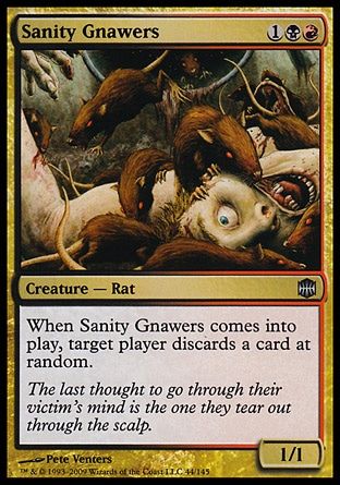 Sanity Gnawers (Alara Reborn) Trading Card