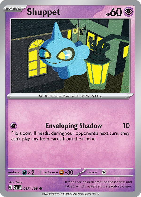 Shuppet (87/198) - Scarlet & Violet